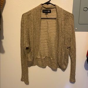 Gold cardigan